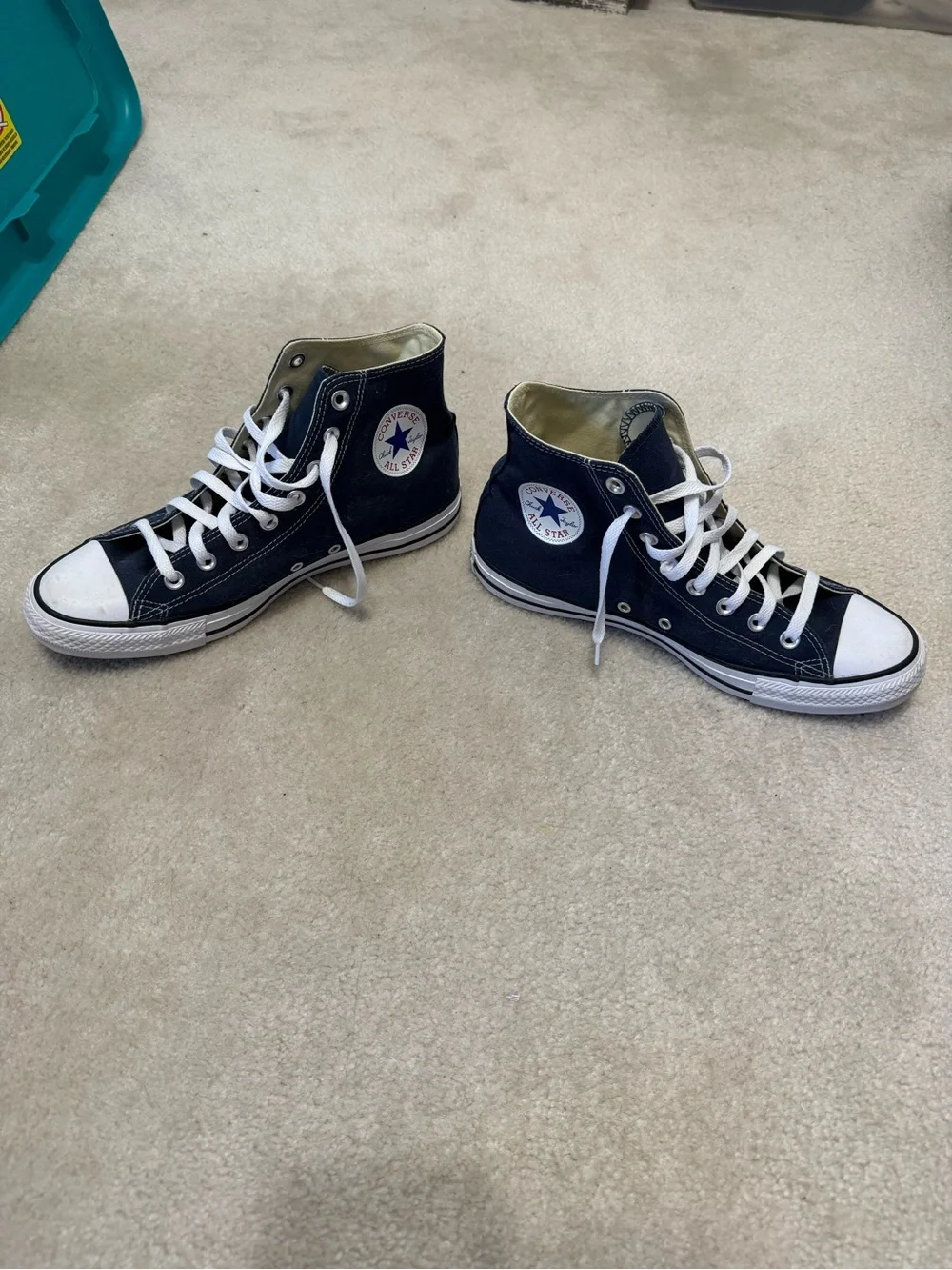 Men’s Converse High-Top Canvas Sneakers Sz 9